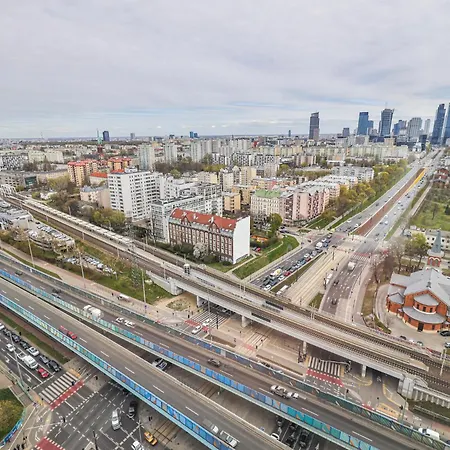 아파트 Kasprzaka 29 Panorama Tower 20 Pietro 85m2 By Perfect 2015 *